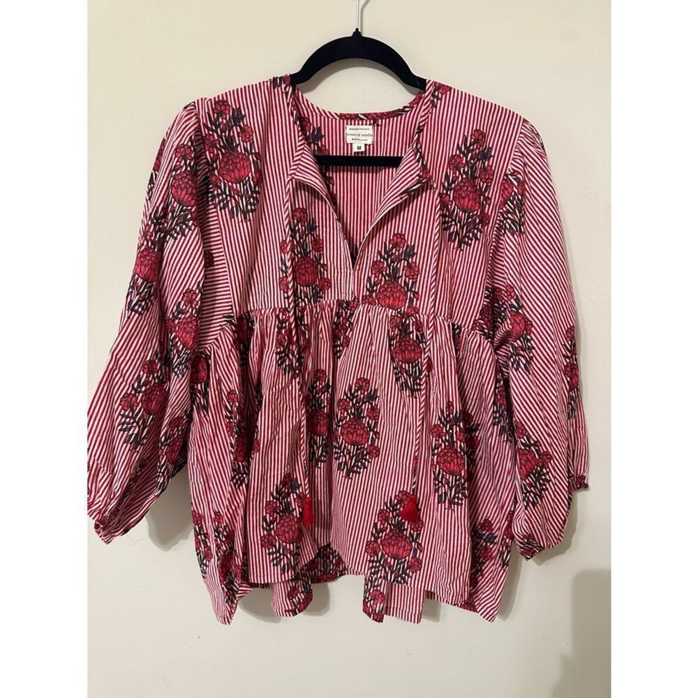 House of Sundar Balloon Sleeve Top